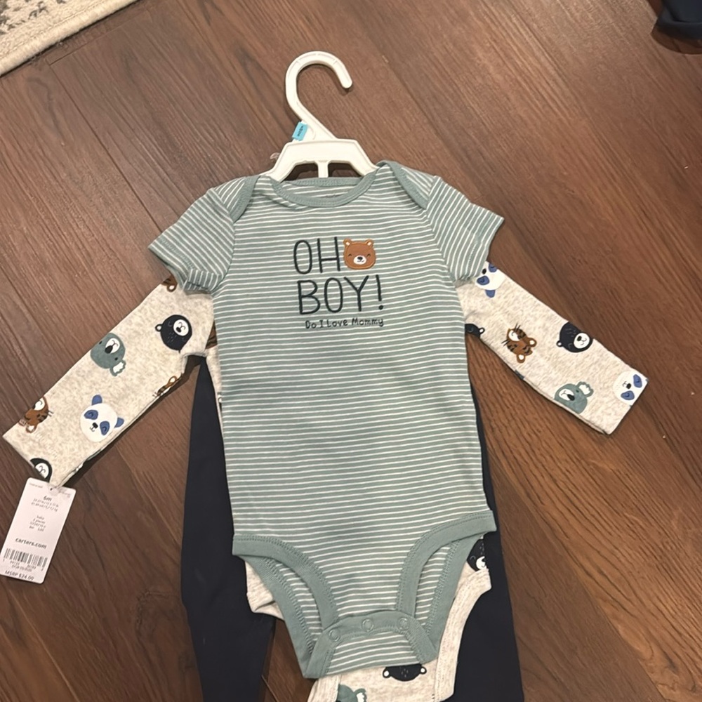 Carters 3 piece set 6 month new with tags